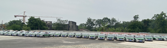 遂州通公司順利完成第三批CNG出租汽車下線回收